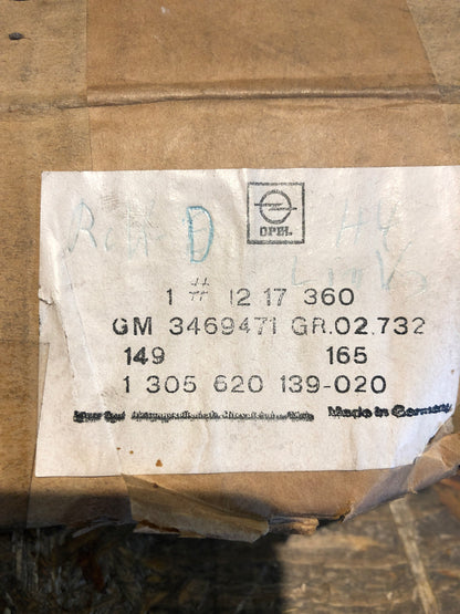 Original GM Opel Rekord Commodore Glasscheibe Scheinwerfer Neu