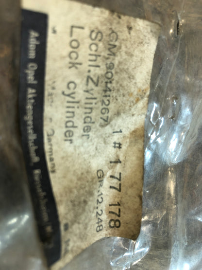 Original Opel Rekord E Commodore C Schließzylinder Kofferraum Neu
