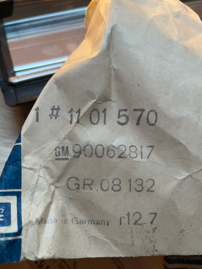 Original GM Opel Monza Senator A Zierleiste Kotflügel vorne links Neu