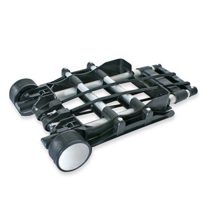 Transport Trolley, Sackkarre, Gepäckträger bis 30 kg mit Teleskopgriff, höhe 92cm, inklusive Spanngurt