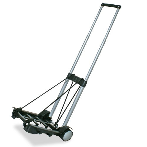 Transport Trolley, Sackkarre, Gepäckträger bis 30 kg mit Teleskopgriff, höhe 92cm, inklusive Spanngurt