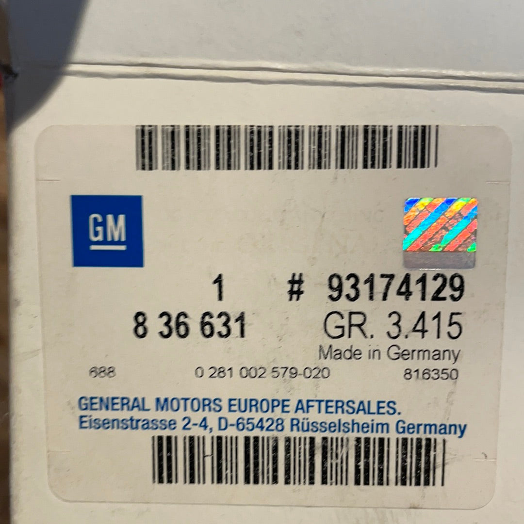 Original GM Opel Meriva D 1,7DTI Luftmassenmesser Neu