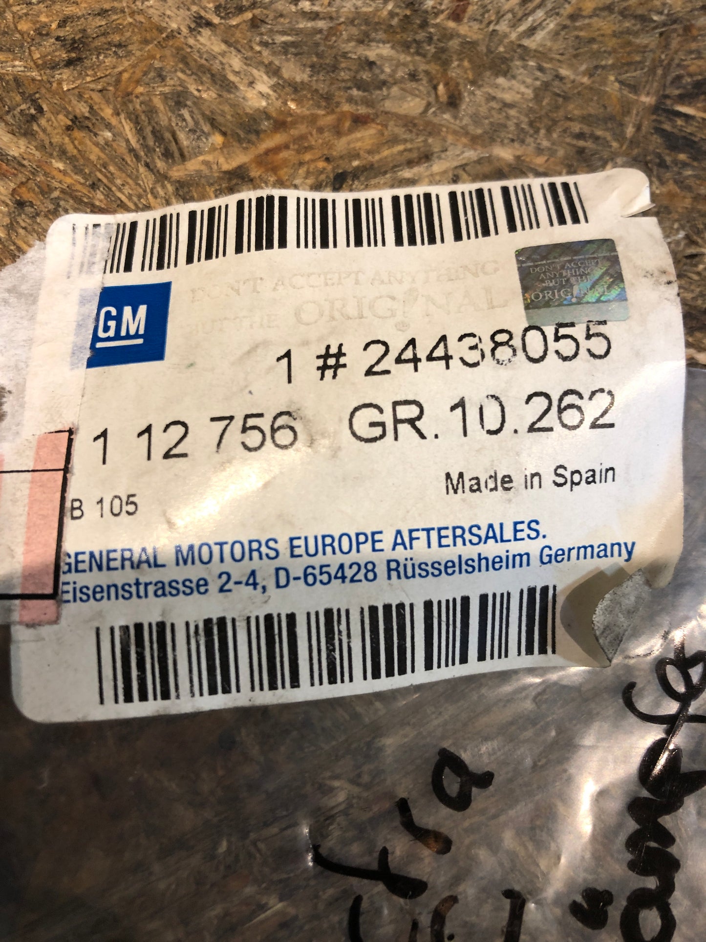 Original GM Opel Vectra C Dämpfer Handschuhfachdeckel Neu