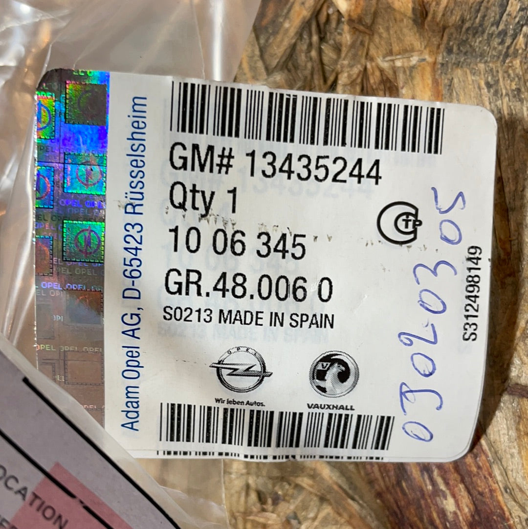 Original GM Opel Adam Radspeichen Clips schwarz Neu