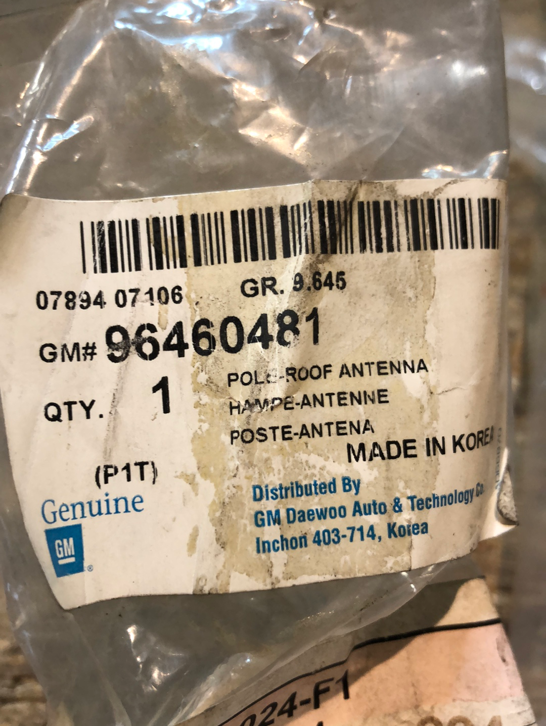 Original GM Chevrolet Aveo/ Aveo 5 Radioantenne an Dach Neu