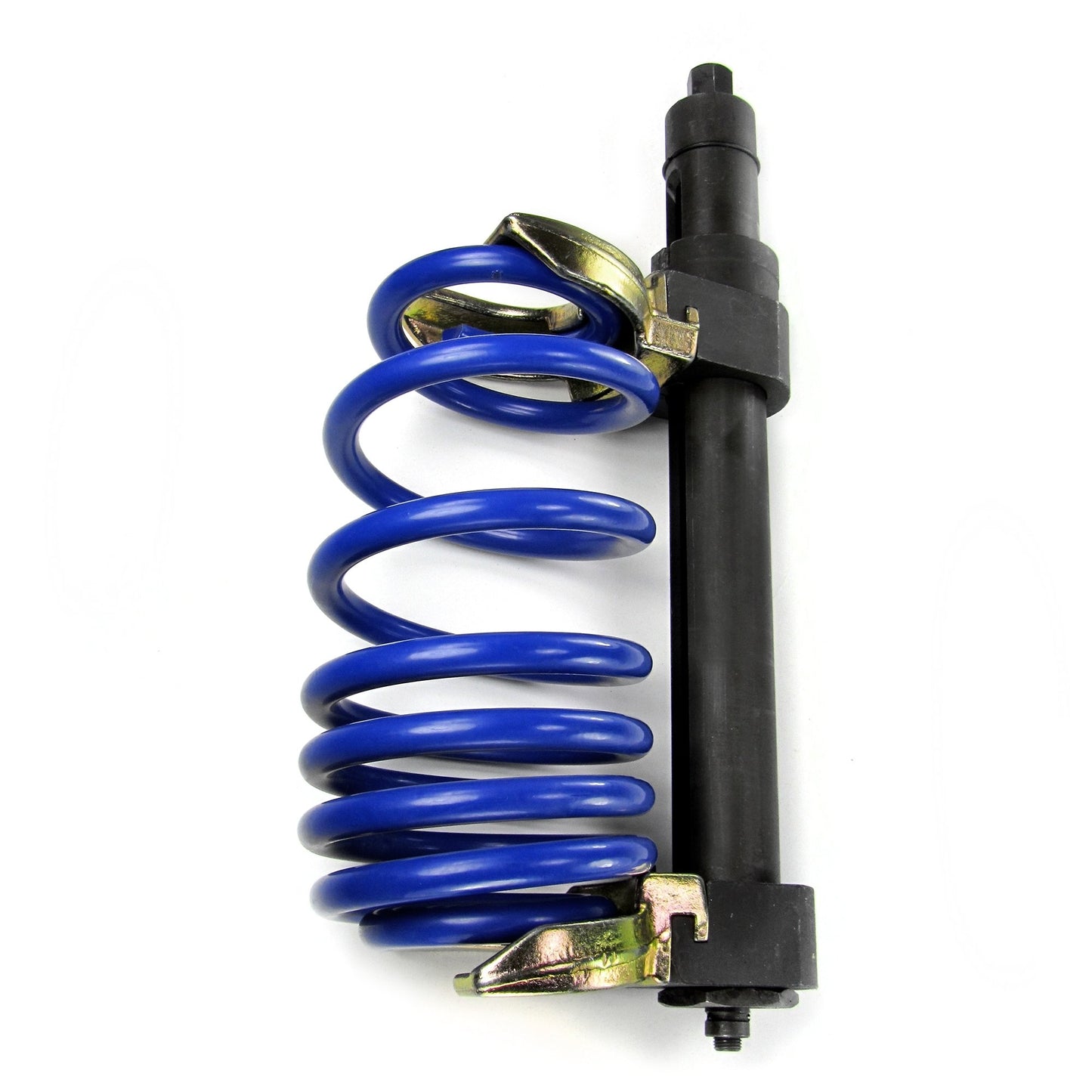 Federspanner-Set, 8-teilig im Koffer aus Stahl für Federgrößen 80-195 mm Durchmesser, inklusive Versatzstück, nur geeignet bei Mac Pherson Federbeinen