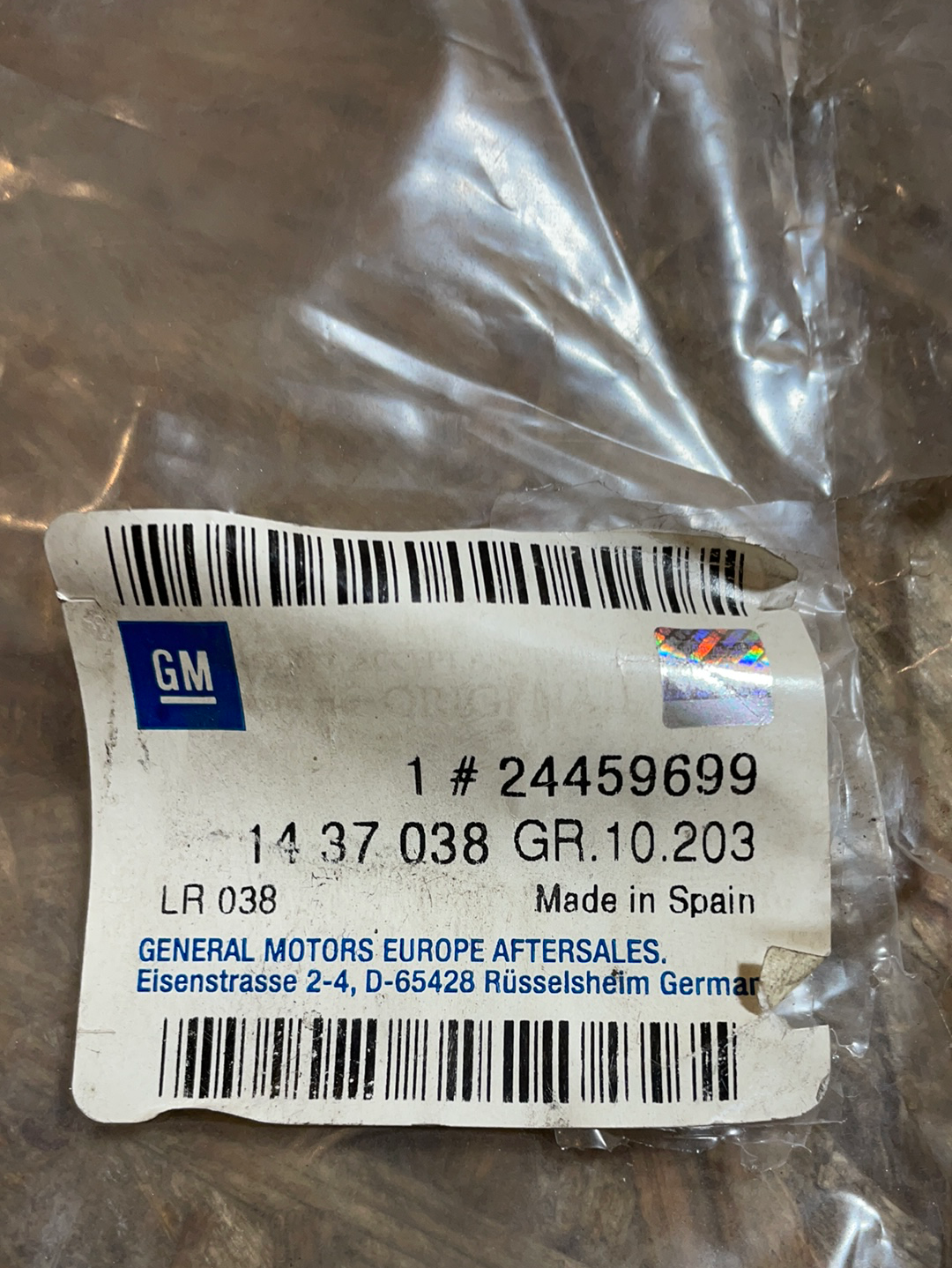 Original GM Opel Corsa C Sonnenblende links Neu