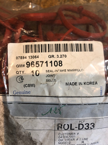 Original GM Chevrolet Daewoo Aveo Kalos Matiz 1,0 1,2 Dichtung Ansaugtrümmer Neu