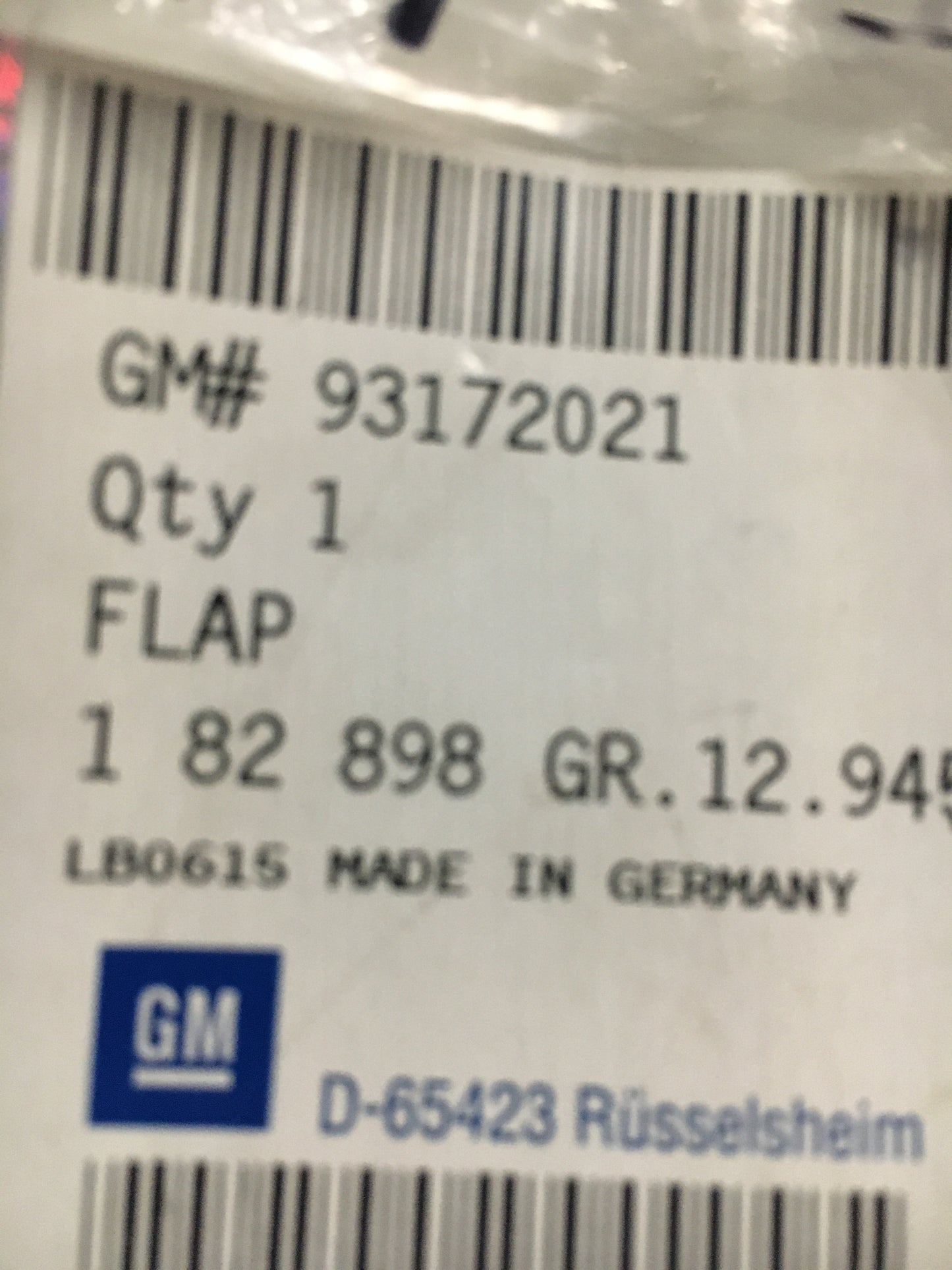Original Vectra C Signum Tankklappe  NEU