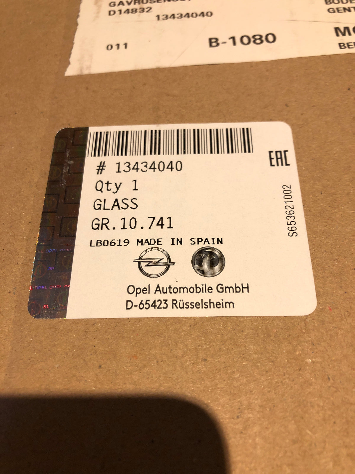 Original Opel Corsa Fensterglas vorne links Neu