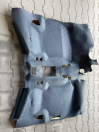 Original GM Opel Astra G Zafira A Teppich vorne mit Bruchstelle