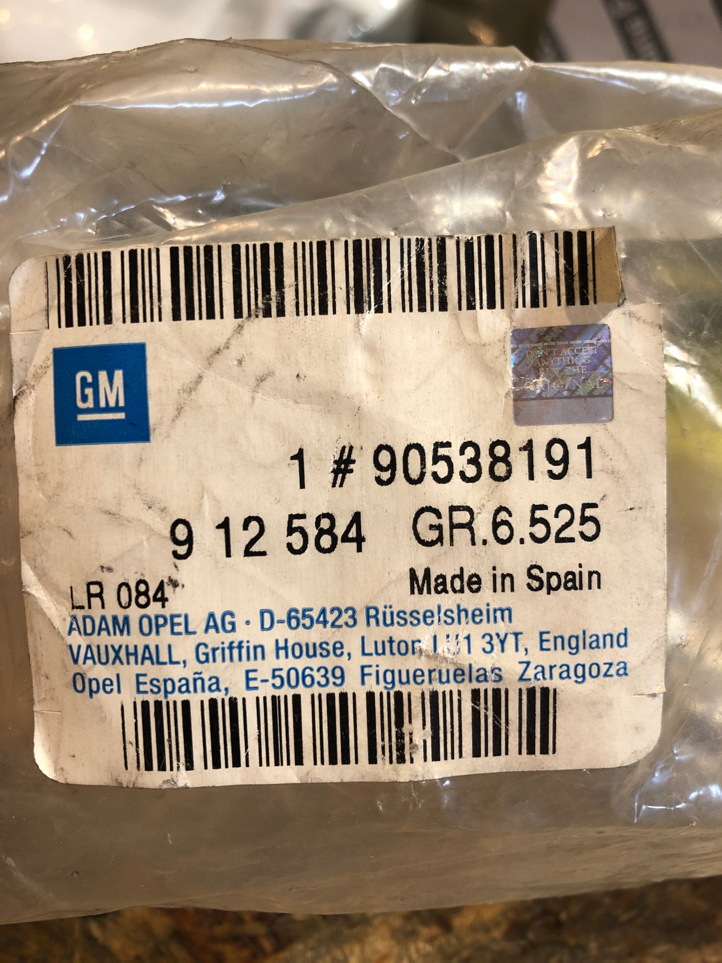 Original GM Opel Astra H Dichtung Lenkwelle Neu