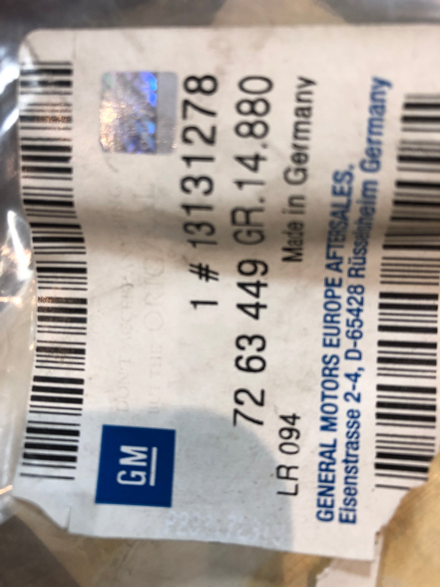 Original GM Opel Astra G Zafira A Blende Scharnierlager Neu