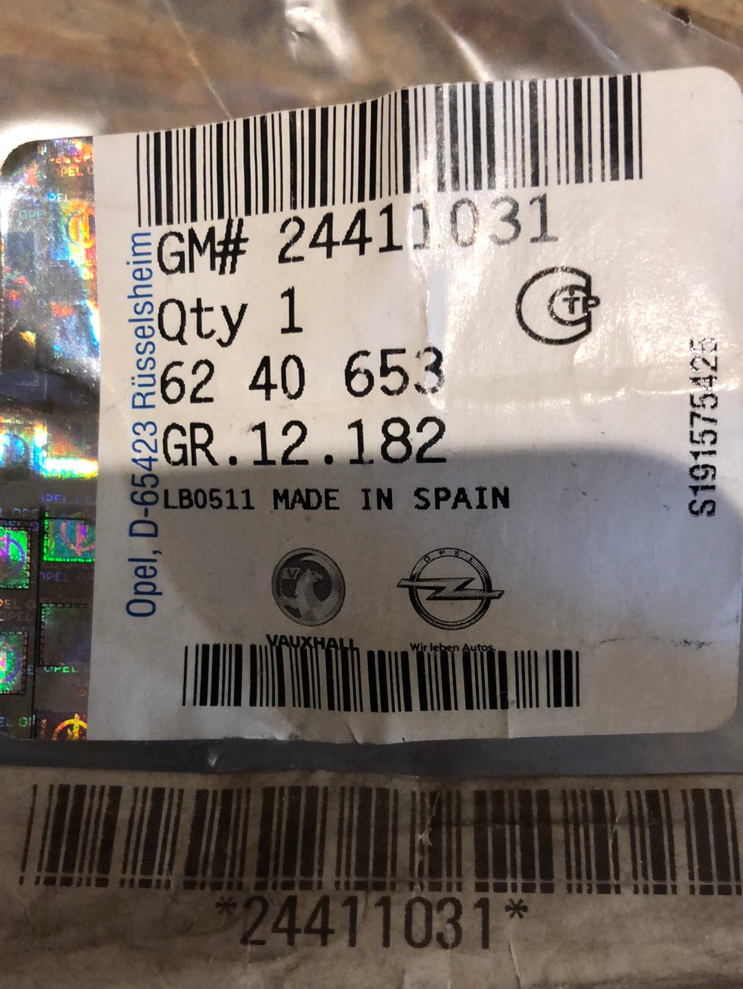 Original GM Opel Meriva A Fensterheberschalter an Fahrertüre Neu