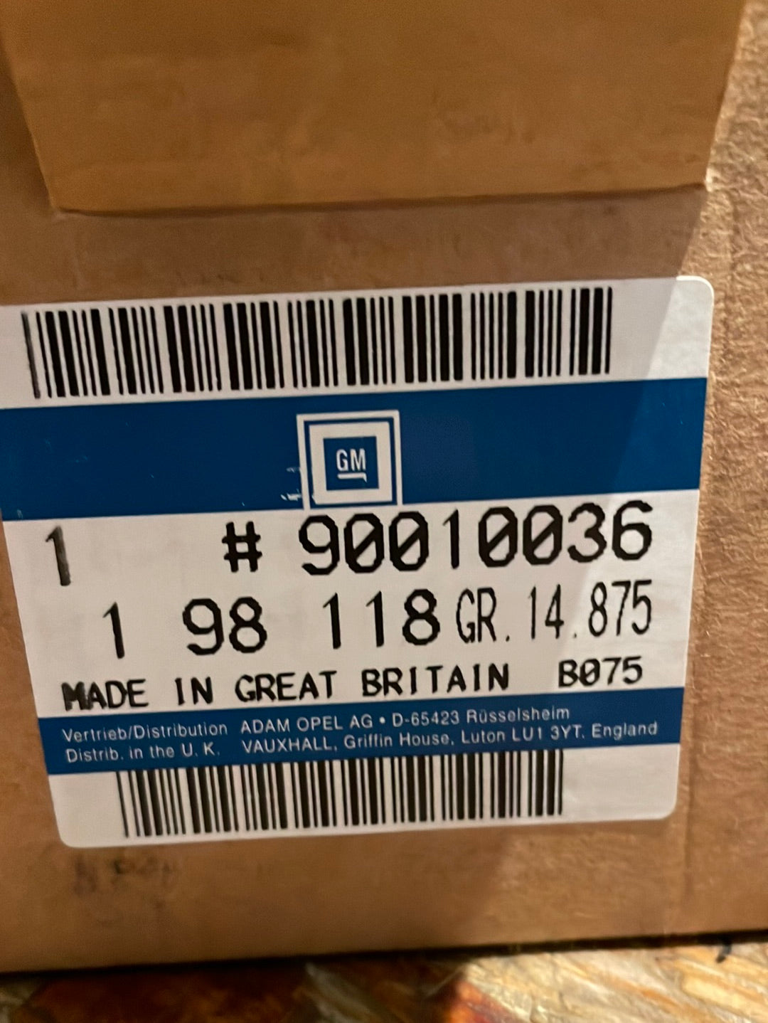 Original GM Opel Kadett E Gurt rechts Neu