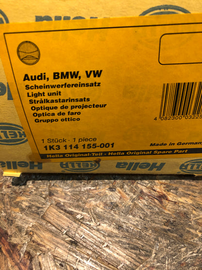 Original Hella Scheinwerfer Audi 100 80 BMW E9 E3 E12 E24 E23 VW Passat B1 Scirocco 1 Neu