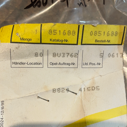 Original GM Opel Vectra B Caravan (J96) 1.6i 16V (F35) ab 11/96, 100PS Verstärkung Fensterheber Neu