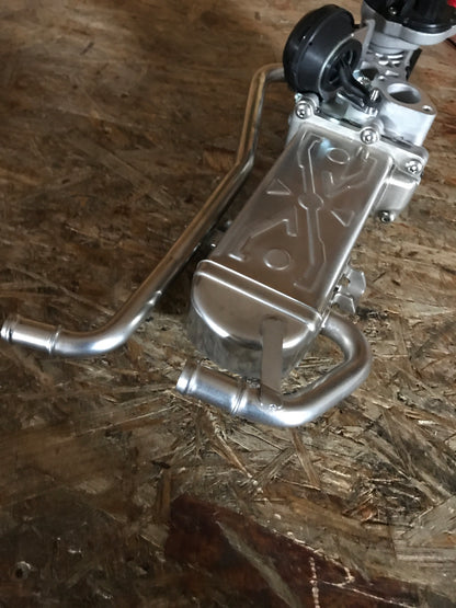 Original Seat Ibiza IV / Ibiza IV ST / Ibiza IV Sportcoupe / Skoda Fabia II / Fabia II Combi / Roomster / Roomster Praktik / VW Polo 1.2 DTI AGR-Ventil mit Kühler + Dichtungssatz NEU