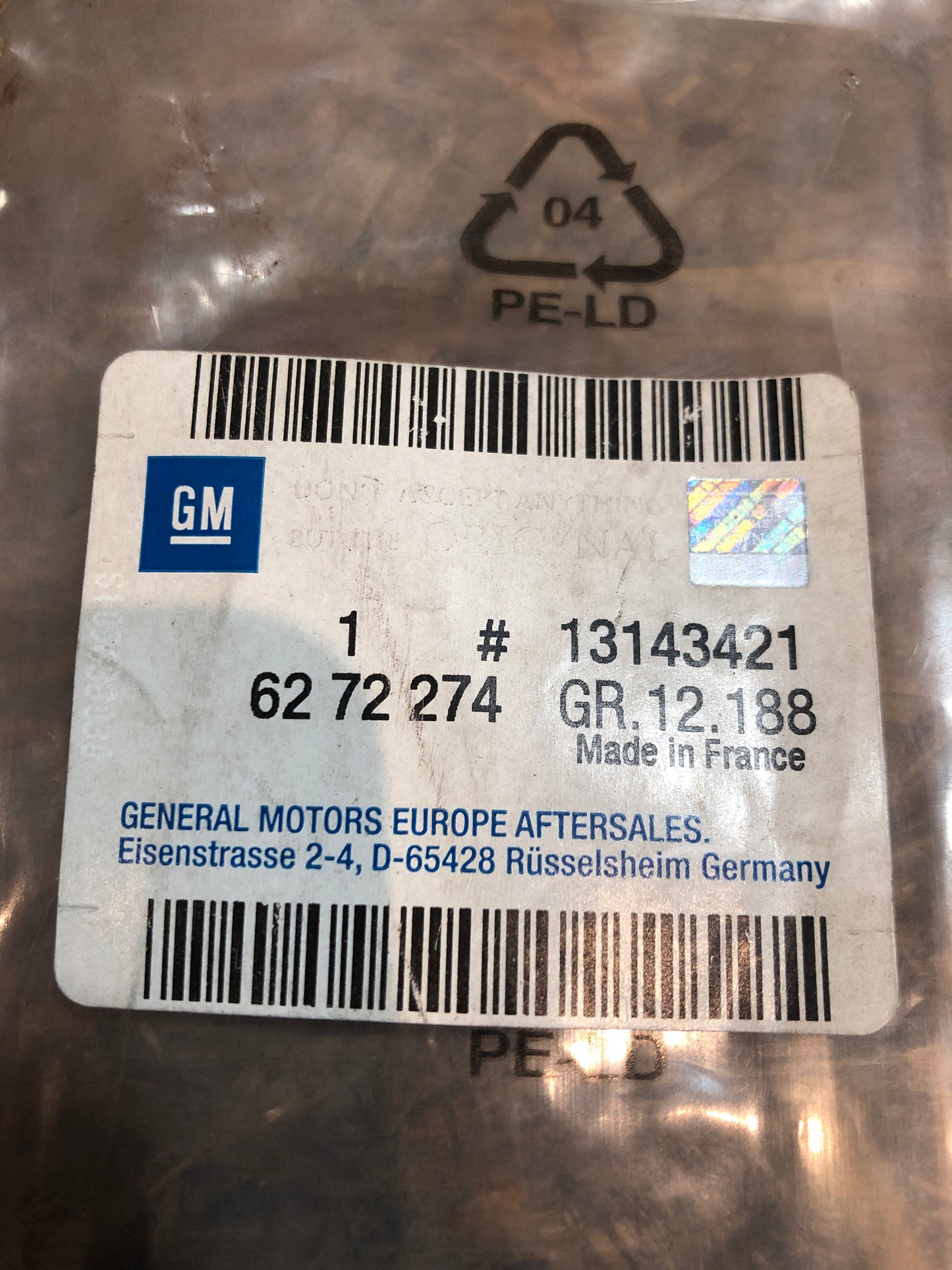 Original GM Opel Vectra Wischerblatt Neu