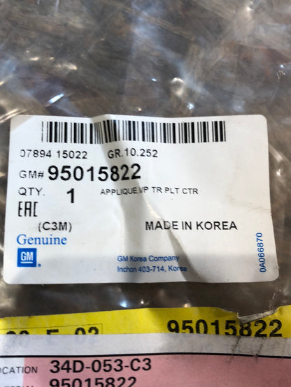 Original GM Chevrolet Blende Mittelkonsole Neu