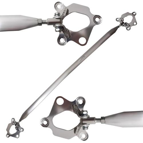 Aluminium Domstrebe verstellbar für C Klasse W204 passend für Mercedes C-Klasse W204 Limousine S204 Kombi C204 Coupe Bj. 2007-2015