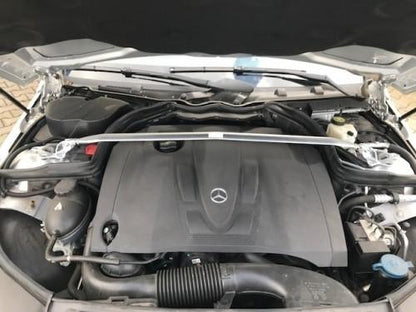 Aluminium Domstrebe verstellbar für C Klasse W204 passend für Mercedes C-Klasse W204 Limousine S204 Kombi C204 Coupe Bj. 2007-2015