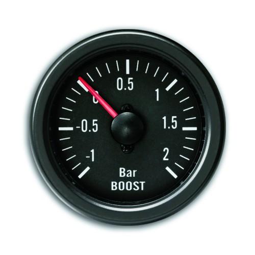 Zusatzinstrument YoungTimer, Ladedruckmesser, Boost, schwarz Ø52mm