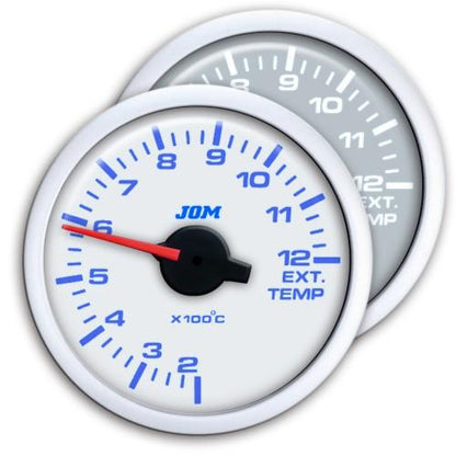 Zusatzinstrument, Dynamic, Abgastemperaturanzeige, Schrittmotor Technik, 2-farbige LED Anzeige wählbar, Ø52mm