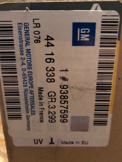 Original GM Opel Vivaro A Motorsteuergerät Neu