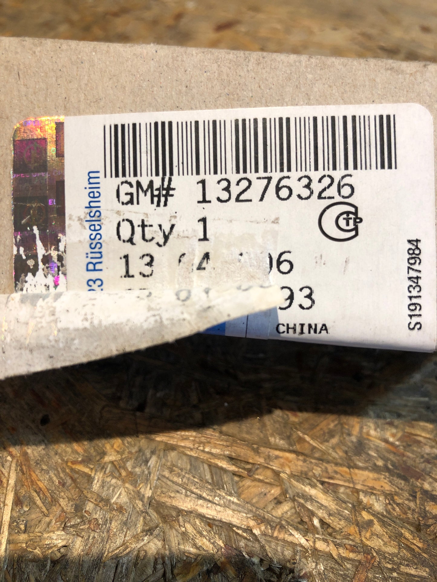 Original Astra H Sensor Kühlmittelstand