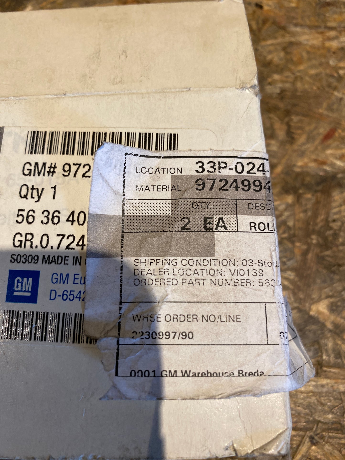 Original Opel Astra H / G / J, Zafira B , Corsa A D 1,7 DT Spannrolle Zahnriemen