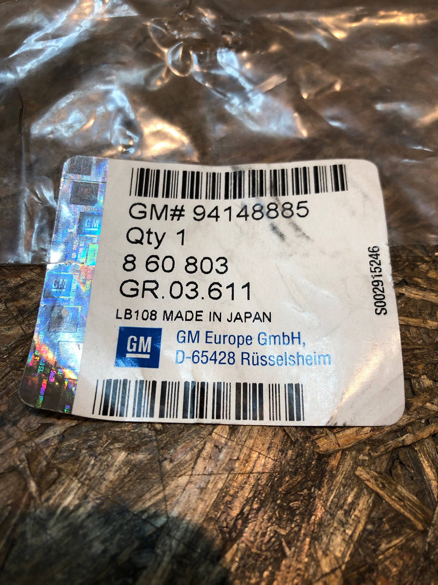 Original GM Opel Corsa A B Tigra A Dichtung Anschlussstück Neu