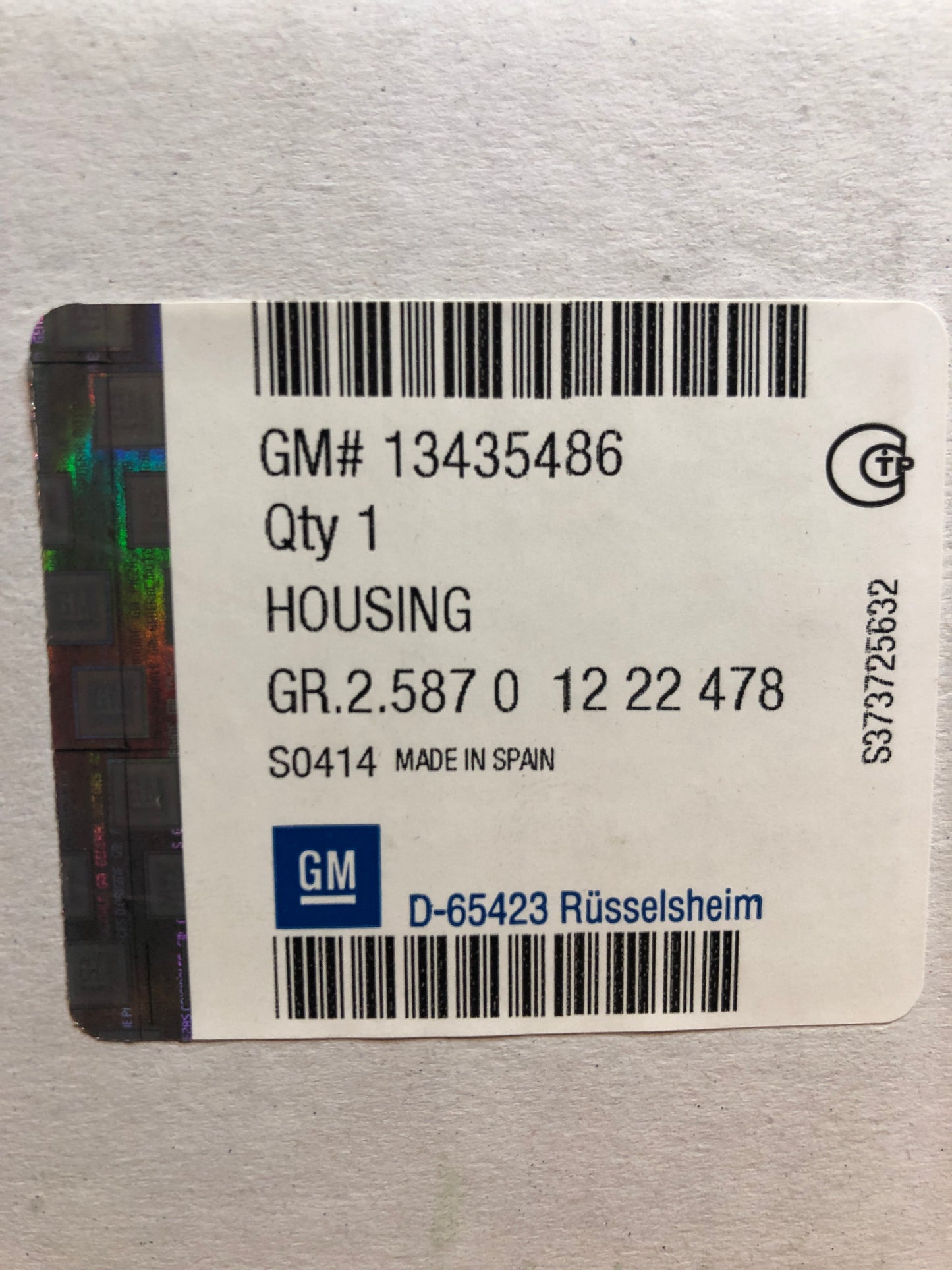 Original GM Opel Meriva B Rückleuchte rechts Neu