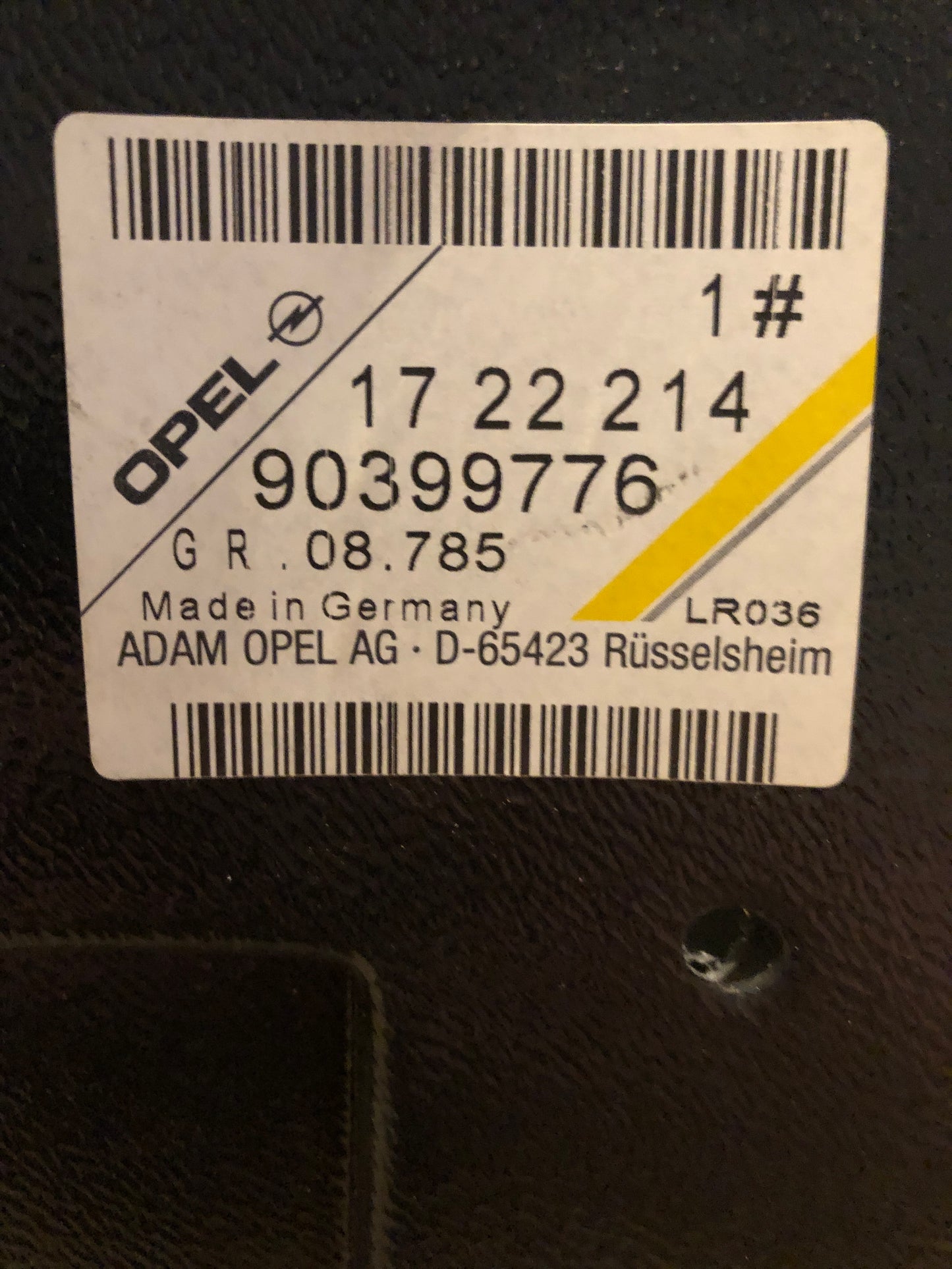 Original GM Opel Corsa B Tigra A Ablagekasten Kofferraum Neu