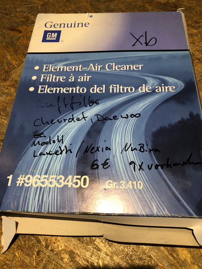 Original GM Chevrolet Lacetti Nexia Luftfilter Neu