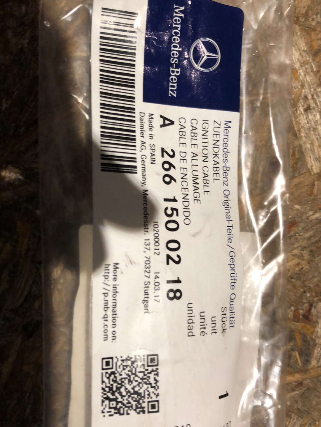 Original Mercedes Benz Zündkabel Neu