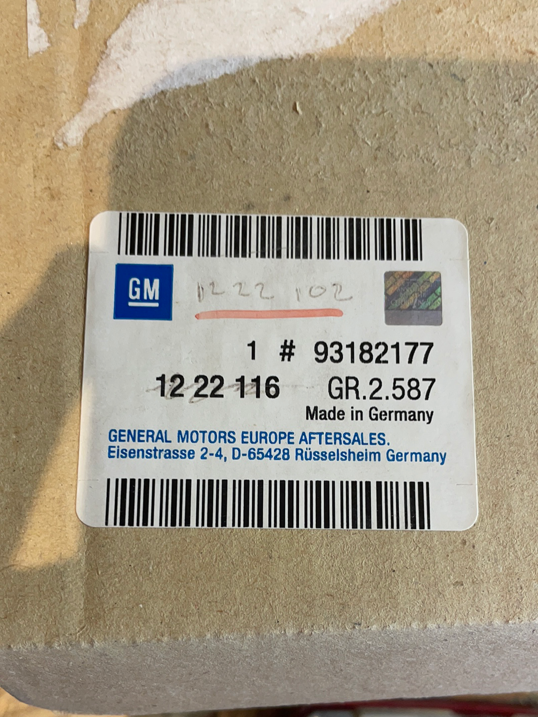 Original GM Opel Vectra C Caravan Heckleuchte rechts innen Neu