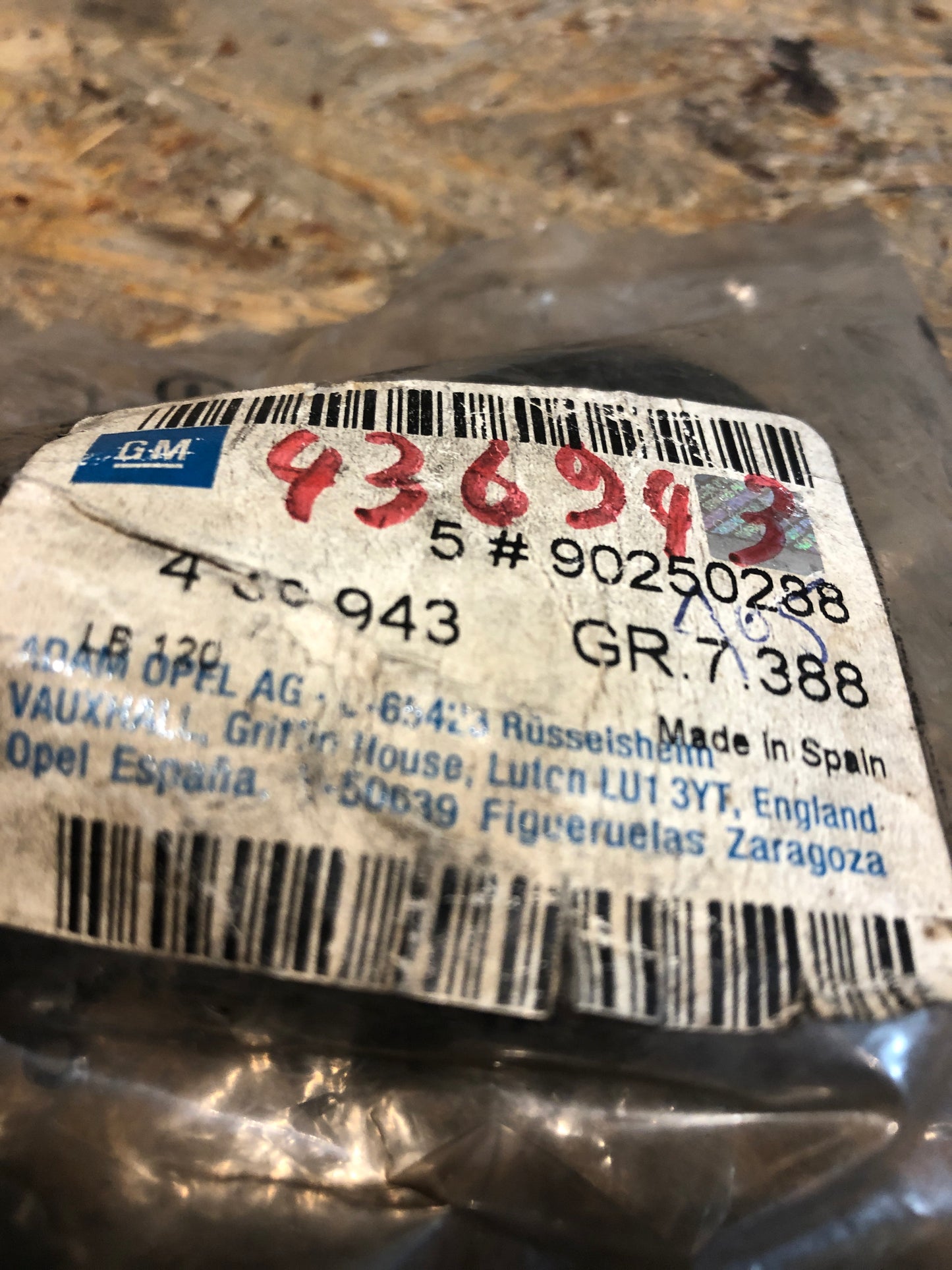 Original Opel Astra F Anschlaggummi Neu