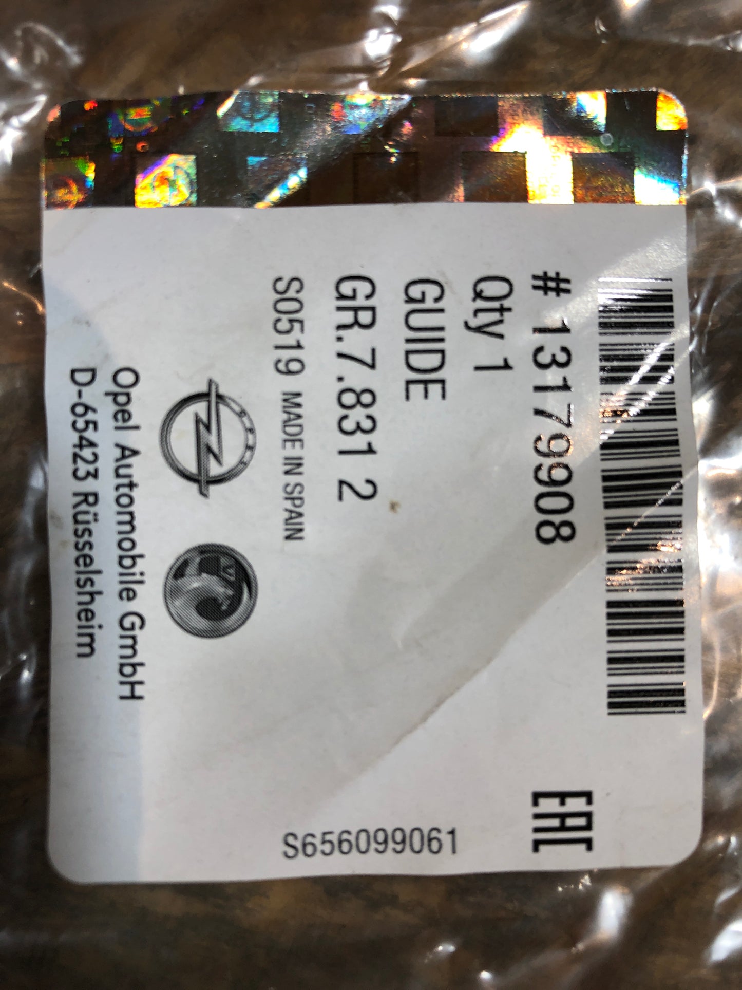 Original GM Opel Corsa D Halterung Stoßfänger Hinten Neu