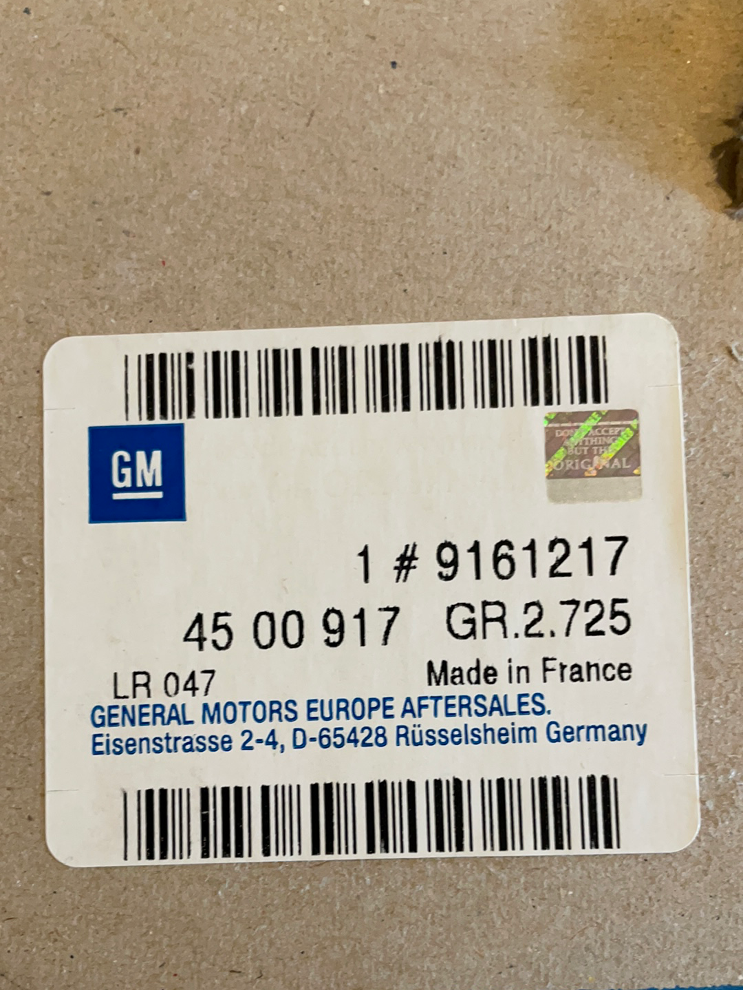 Original GM Opel Movano A ab Bj. 2004 Halogen Scheinwerfer rechts Neu
