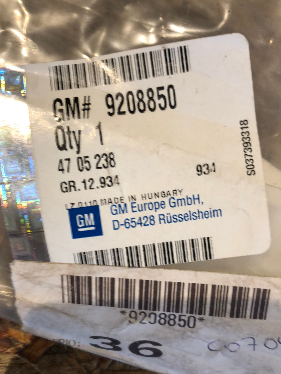 Original GM Opel Agila A Schutzzierleiste Hintertüre Neu
