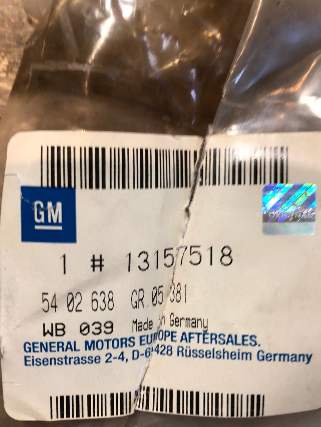 Original GM Opel Astra G Zafira A Dämpfungsbuchse Hinterachse Neu