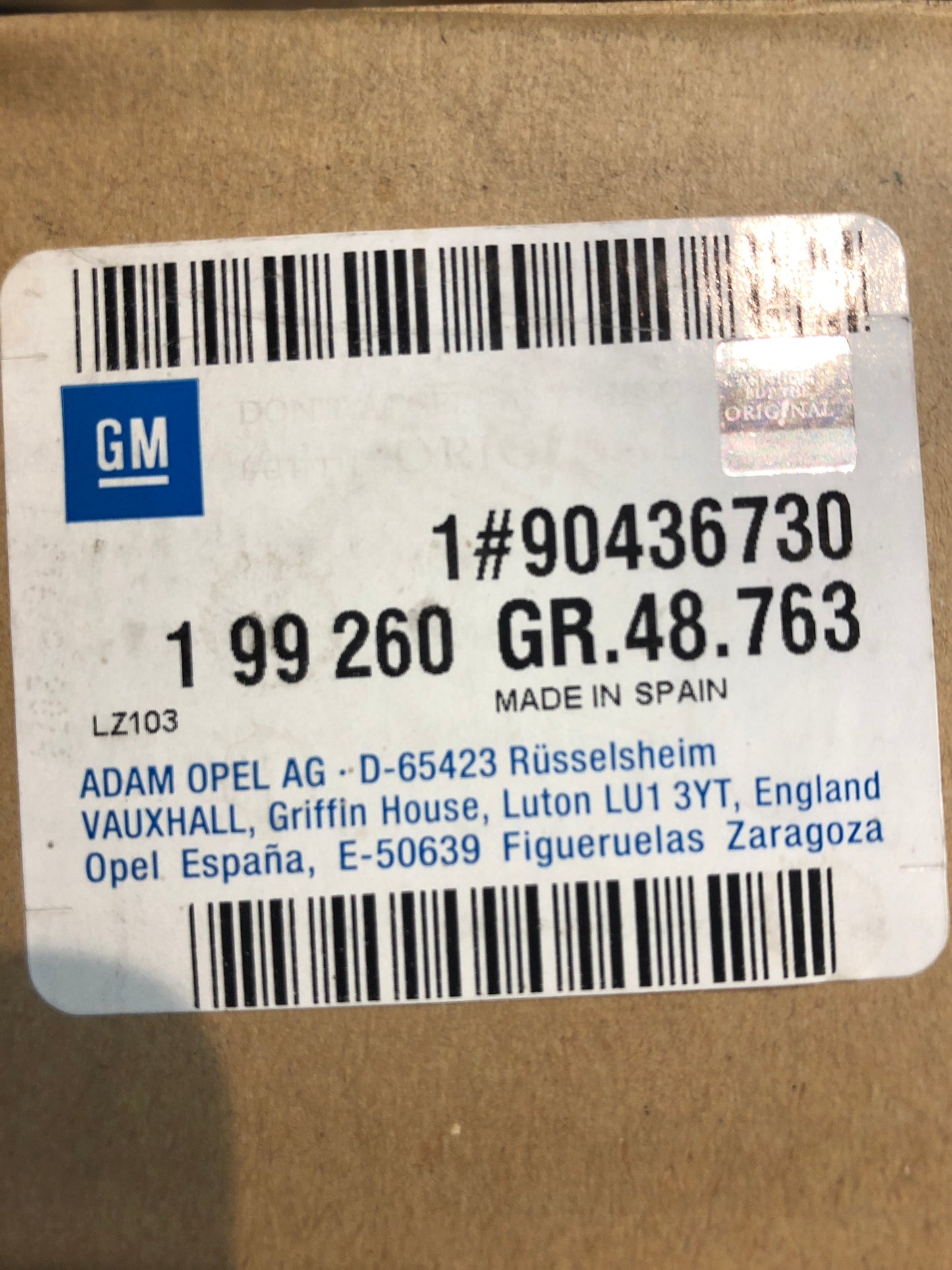 Original Opel Tigra A Corsa B Armaturenbrett Abdeckung Neu