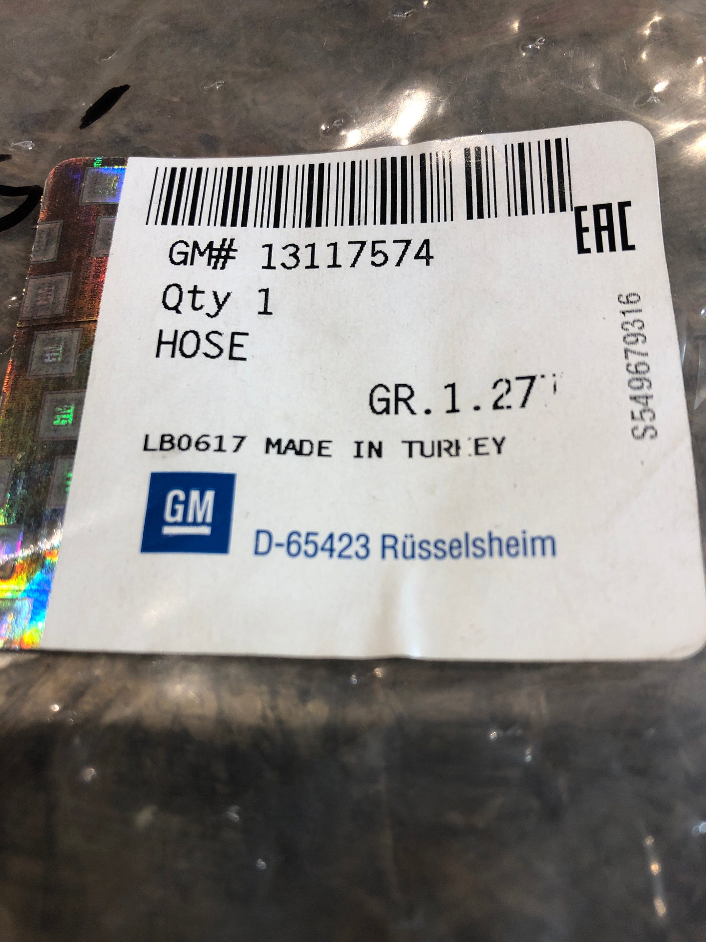 Original Opel Astra H Schlauch Ausgleichsbehälter Neu