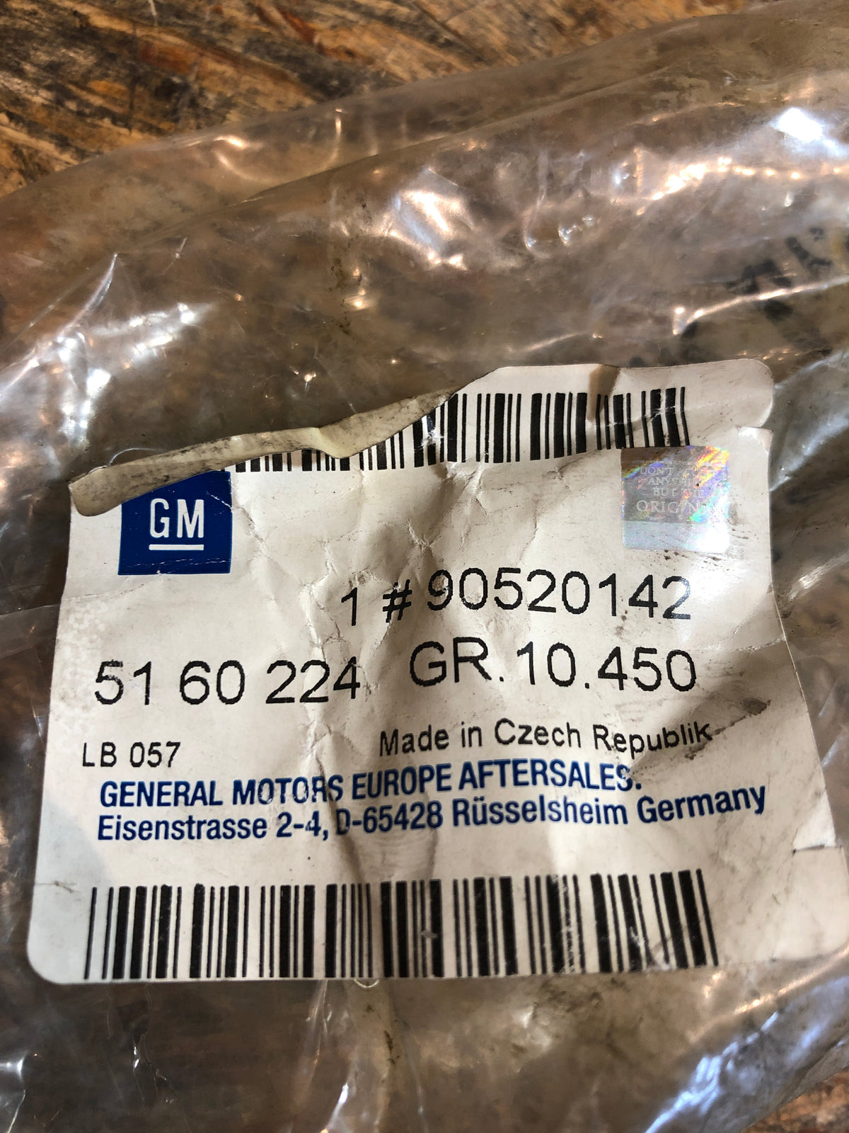 Original GM Opel Astra F Türbremse vorne links Neu