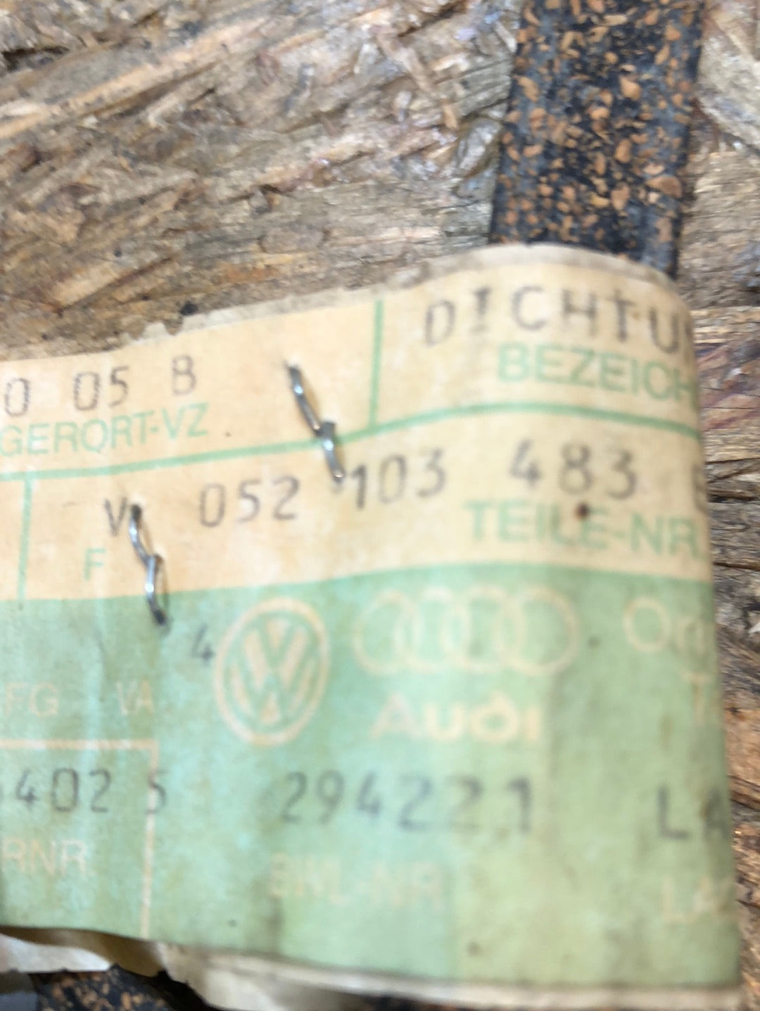 Original VW Golf 1 2 Polo 1 86C Scirocco 1 2 Jetta 1 2 Passat 1 1.3L Ventildeckeldichtung Kork Neu