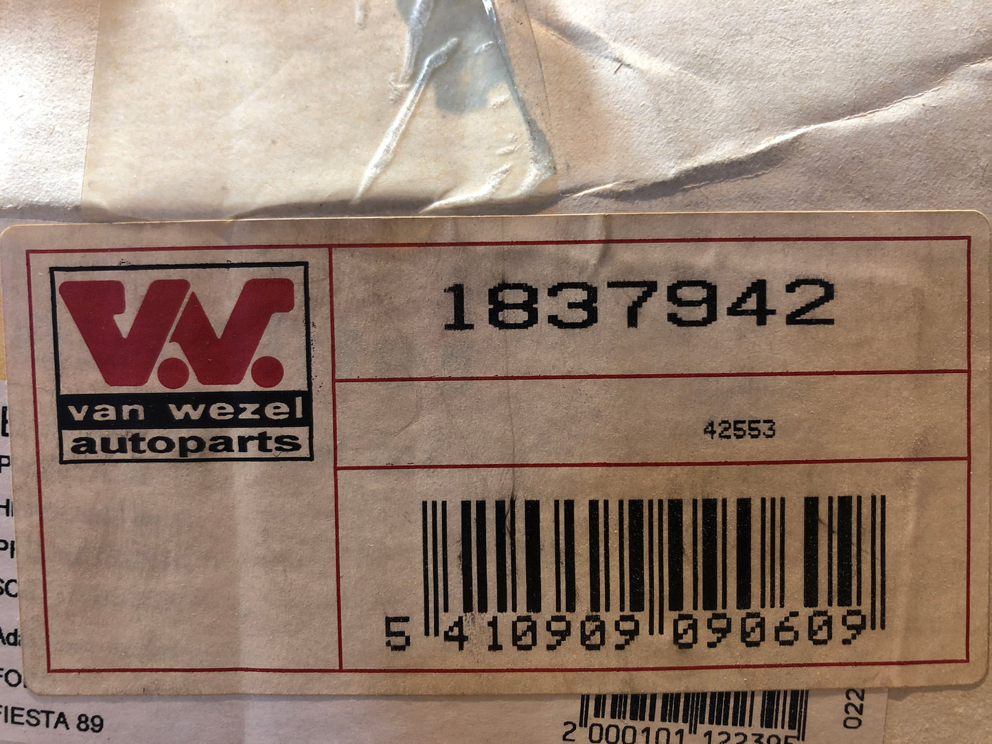 Van Wezel Ford Fiesta Scheinwerfer Rechts Neu