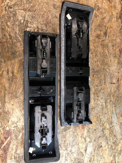 Original GM Opel Rekord E Set Rückleuchten (Carello) schwarz links/rechts Neu