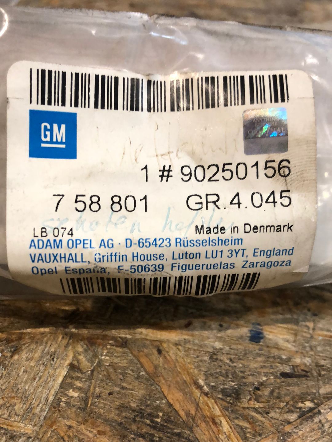 Original GM Opel Astra F/G Schaltstange Neu