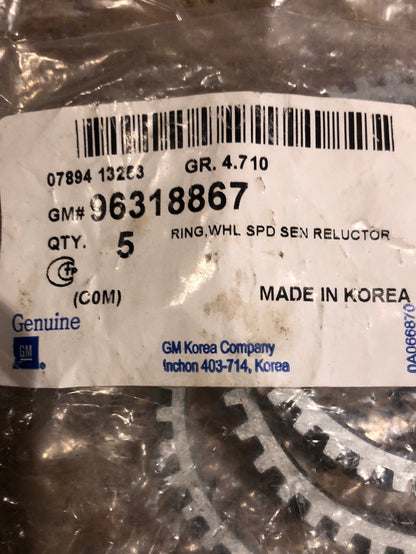 Original GM Chevrolet Matiz ABS-Ring Neu